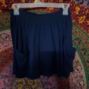 Navy skirt